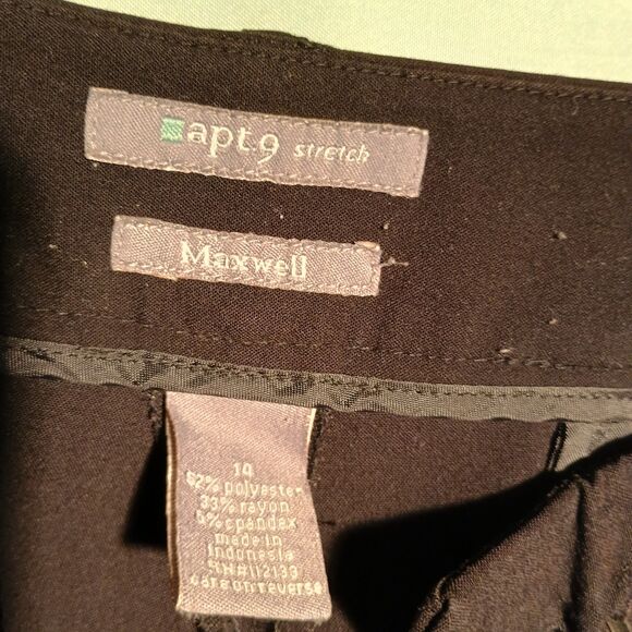 Women's  Dress Pants – Classic Straight Leg Trousers for Work or Formal Wear - Picture 3 of 4